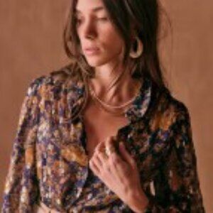 Sezane Tianna Blouse, size 14